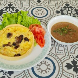 QUICHE POLLO CHAMPIÑÓN