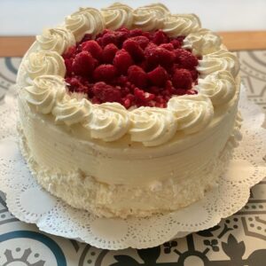 TORTA MERENGUE FRAMBUESAS