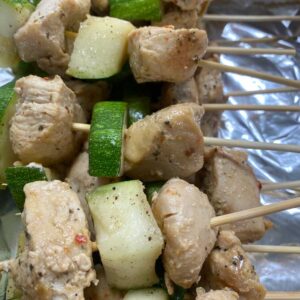 Brochetas de Zapallito Italiano